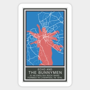 Echo And The Bunnymen Liverpool Sticker